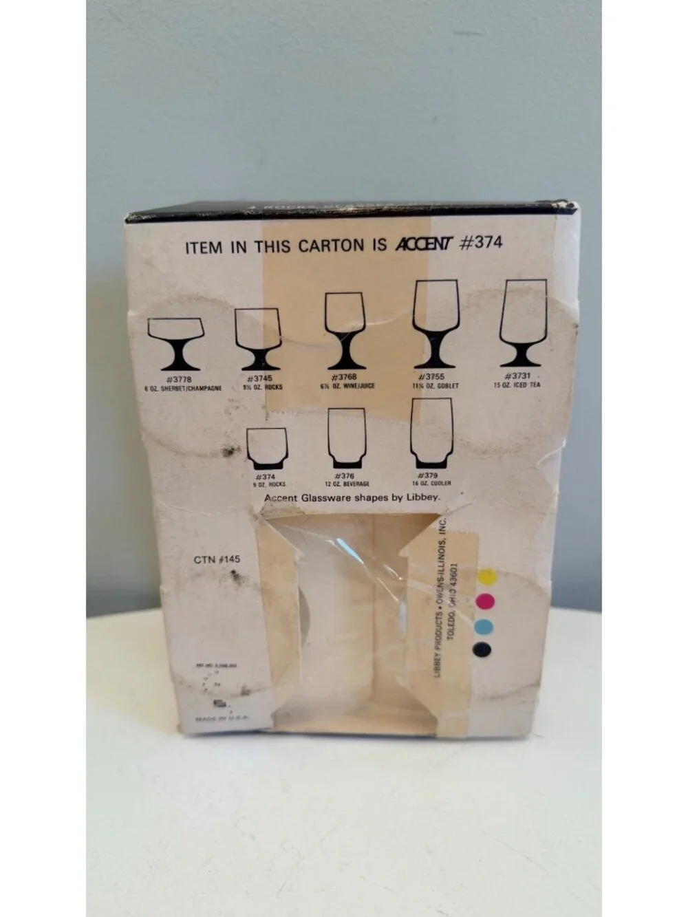 Libbey accent vintage